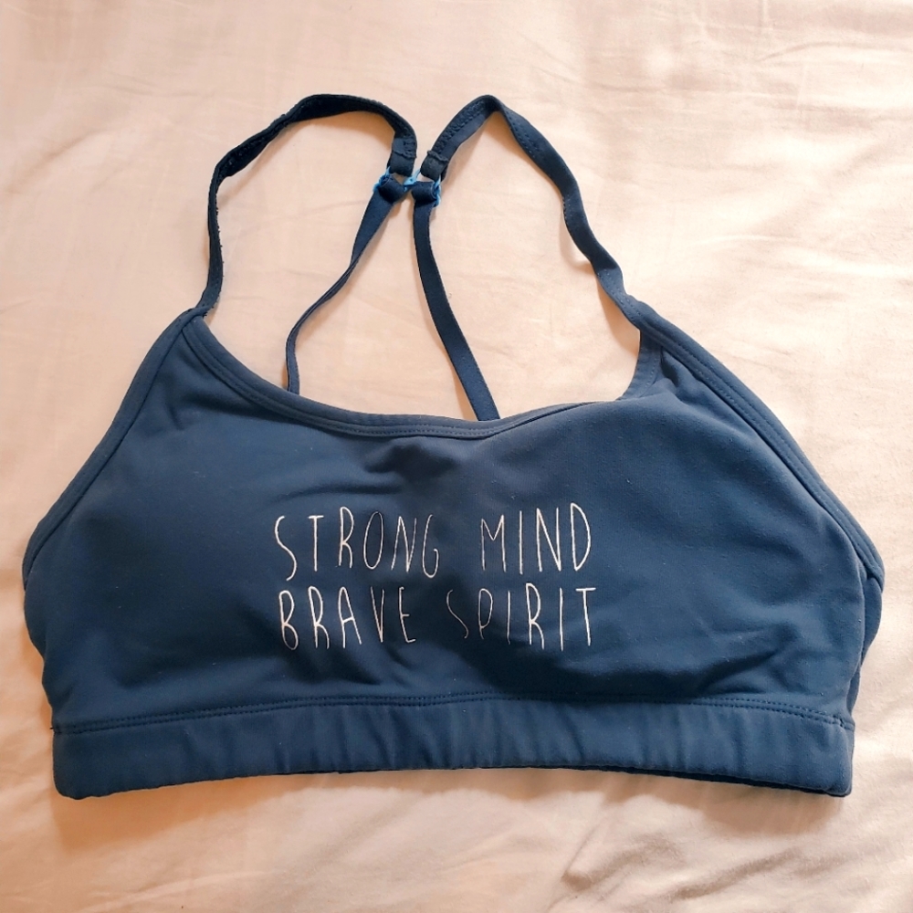 LORNA jane Navy blue SPORTS Bra size L.